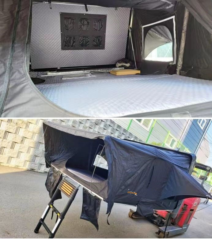 Aluminum Fold out Roof top tent