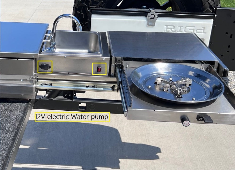 Pull out kitchen system