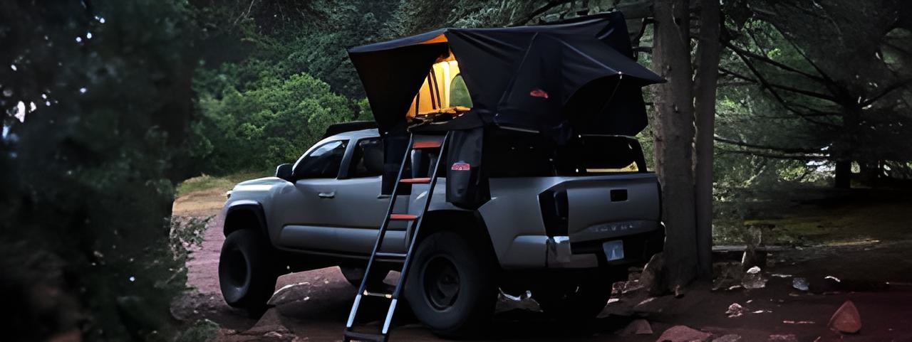 Roof top tent fold out aluminum