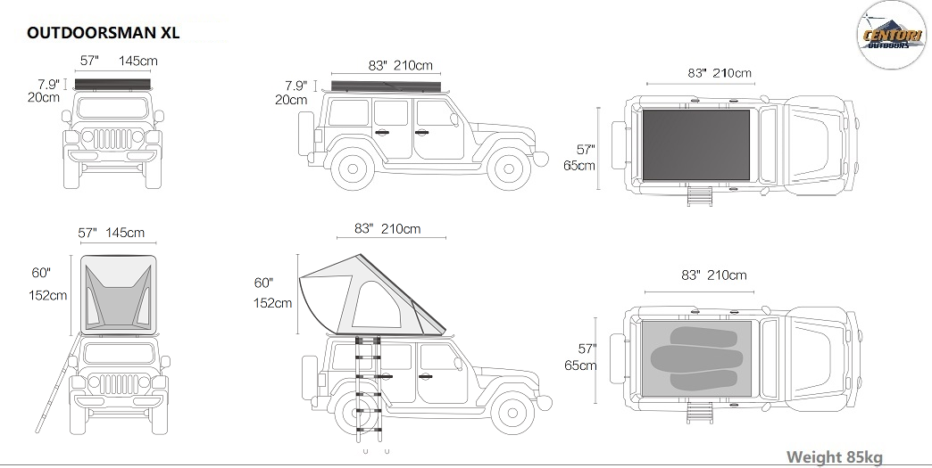 Popup Roof top Tent