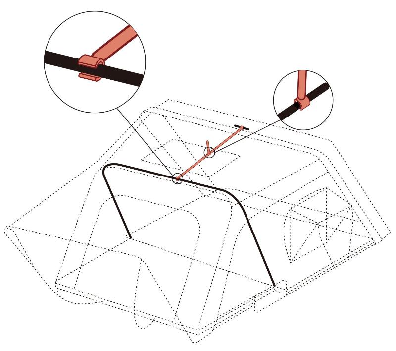 Roof top Tent Weather Protection Poles