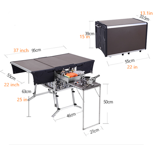The most compact camping kitchen and dining table - Centori Outdoors