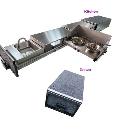 Pull out Kitchen System  w. drawer