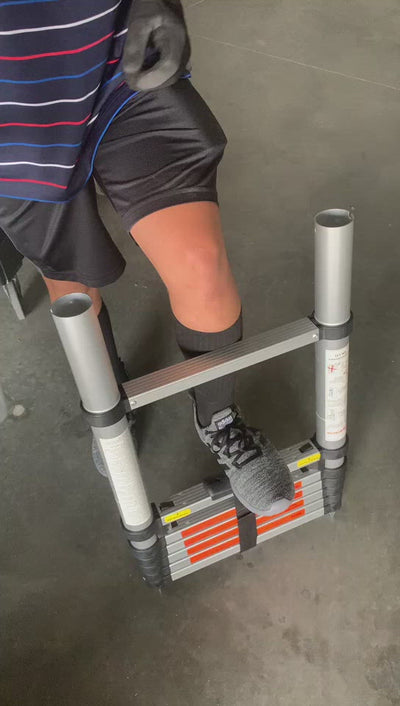 Telescoping Ladder extension installation