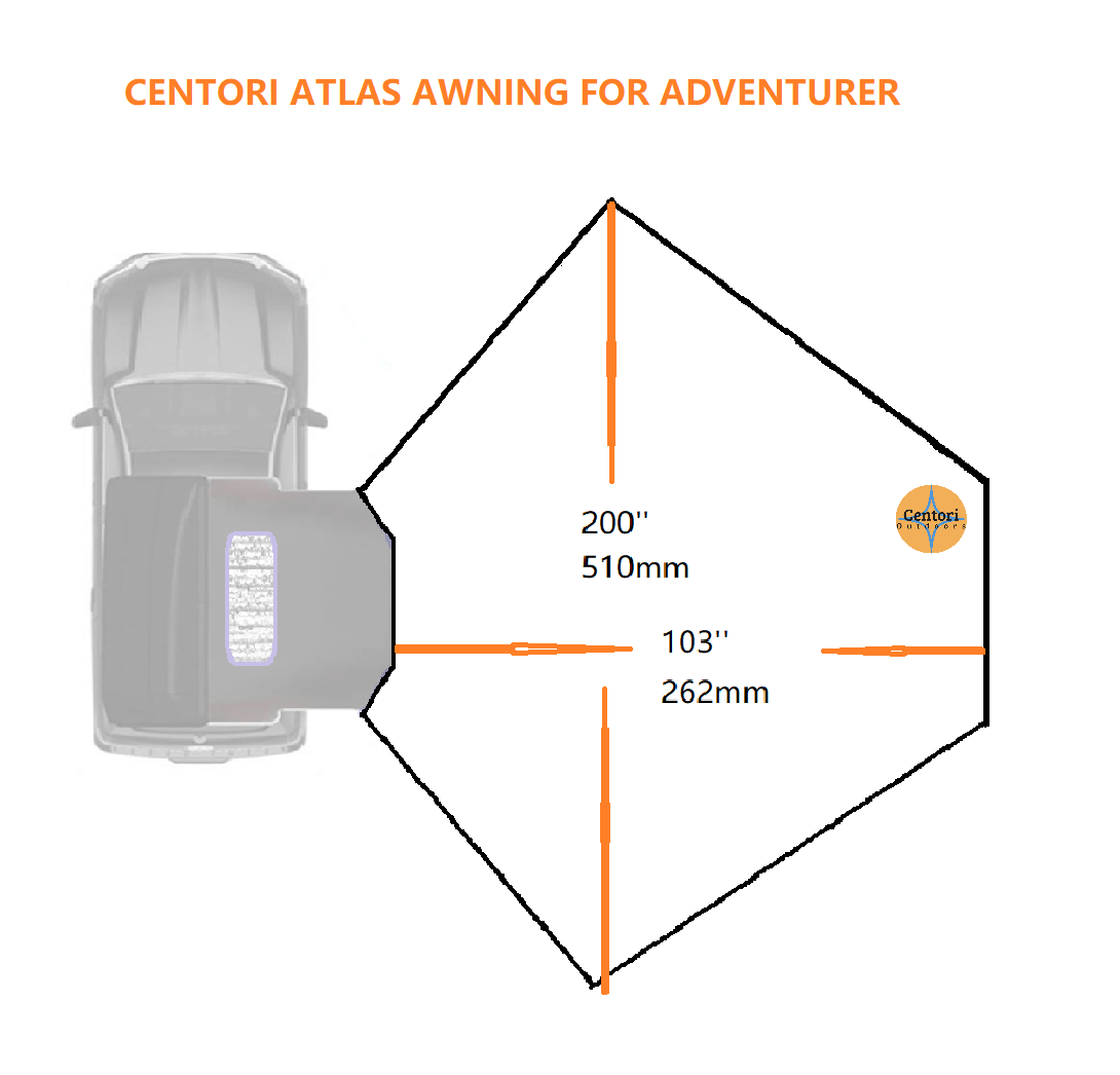 Centori Atlas Awning for Roof Top Tent - Centori Outdoors